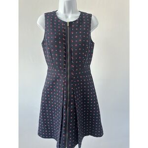 Tommy Hilfiger Dress Sz 4 Navy Red White Full Zip Business Career (B50)
